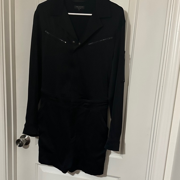 rag & bone Black Jumpsuit ROMPER - Picture 3 of 4